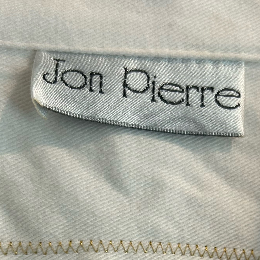Vintage 80s White Denim Artistic Shirt - Picture 7 of 14